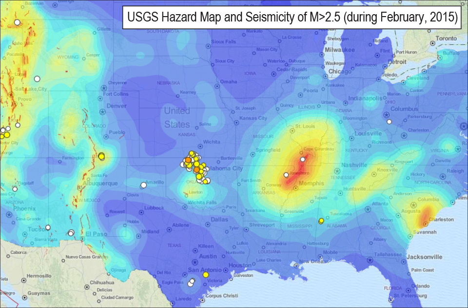 Central U.S. Hazard Map